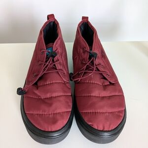 People Footwear Burgundy Casual Slip-On Booties